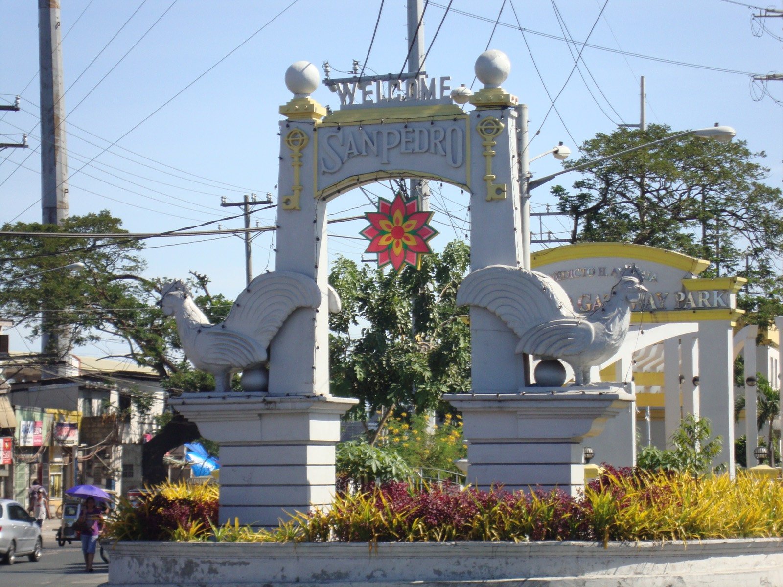Welcome arch of San Pedro, Laguna